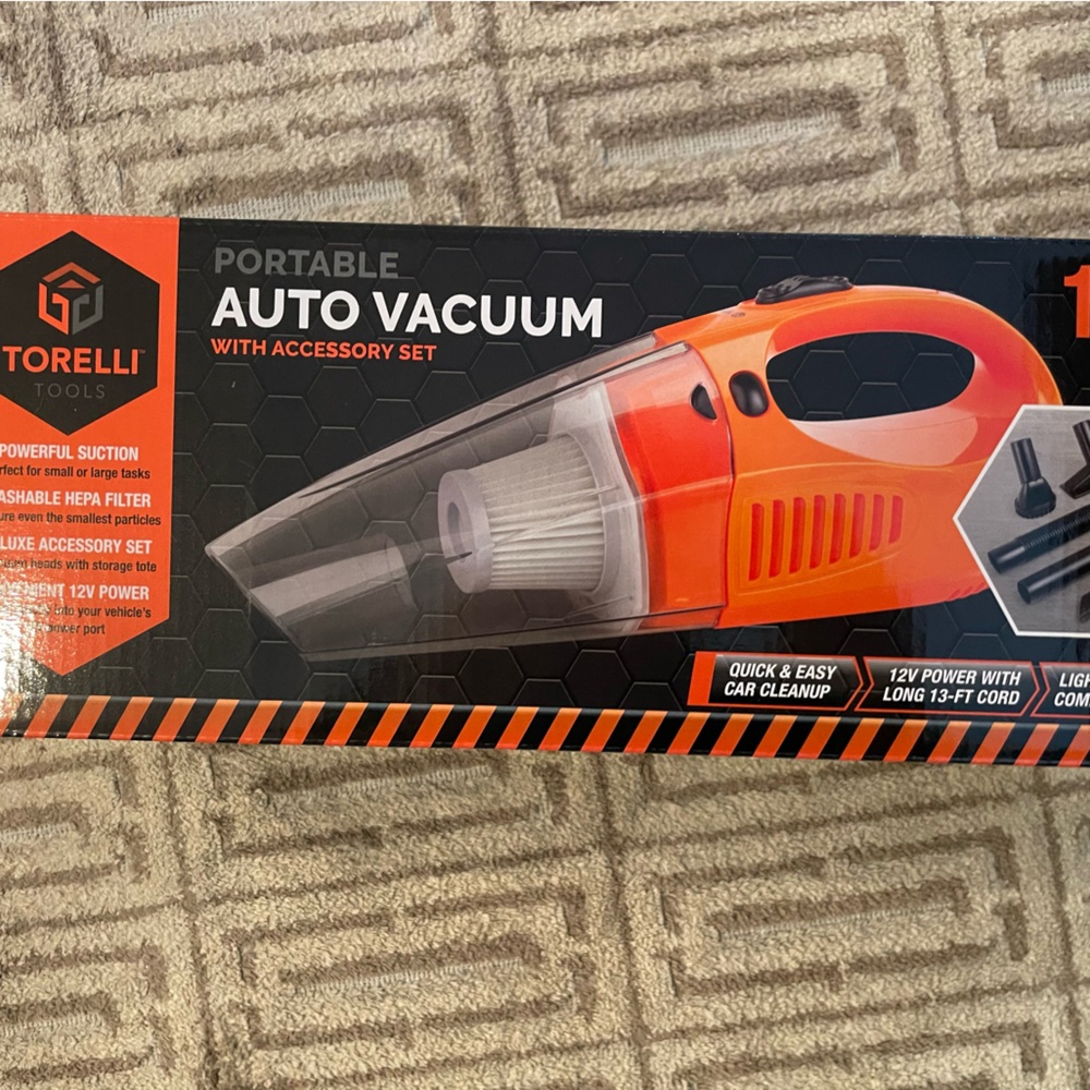 BN Torelli Portable Auto Vacuum